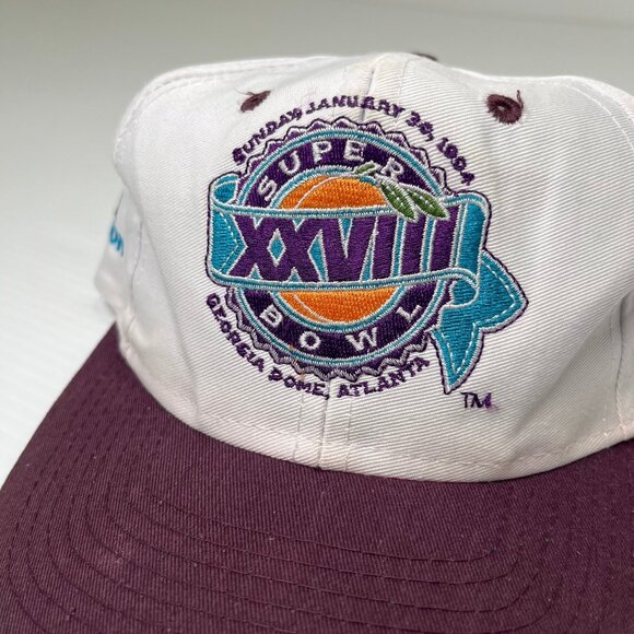 1994 Super Bowl XXVIII Dallas Cowboys NFL Champions Snapback Hat - Picture 2 of 9
